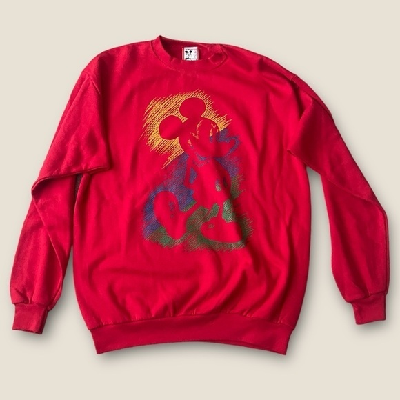 Vintage Disney Mickey Mouse Crewneck Sweatshirt - Picture 1 of 7